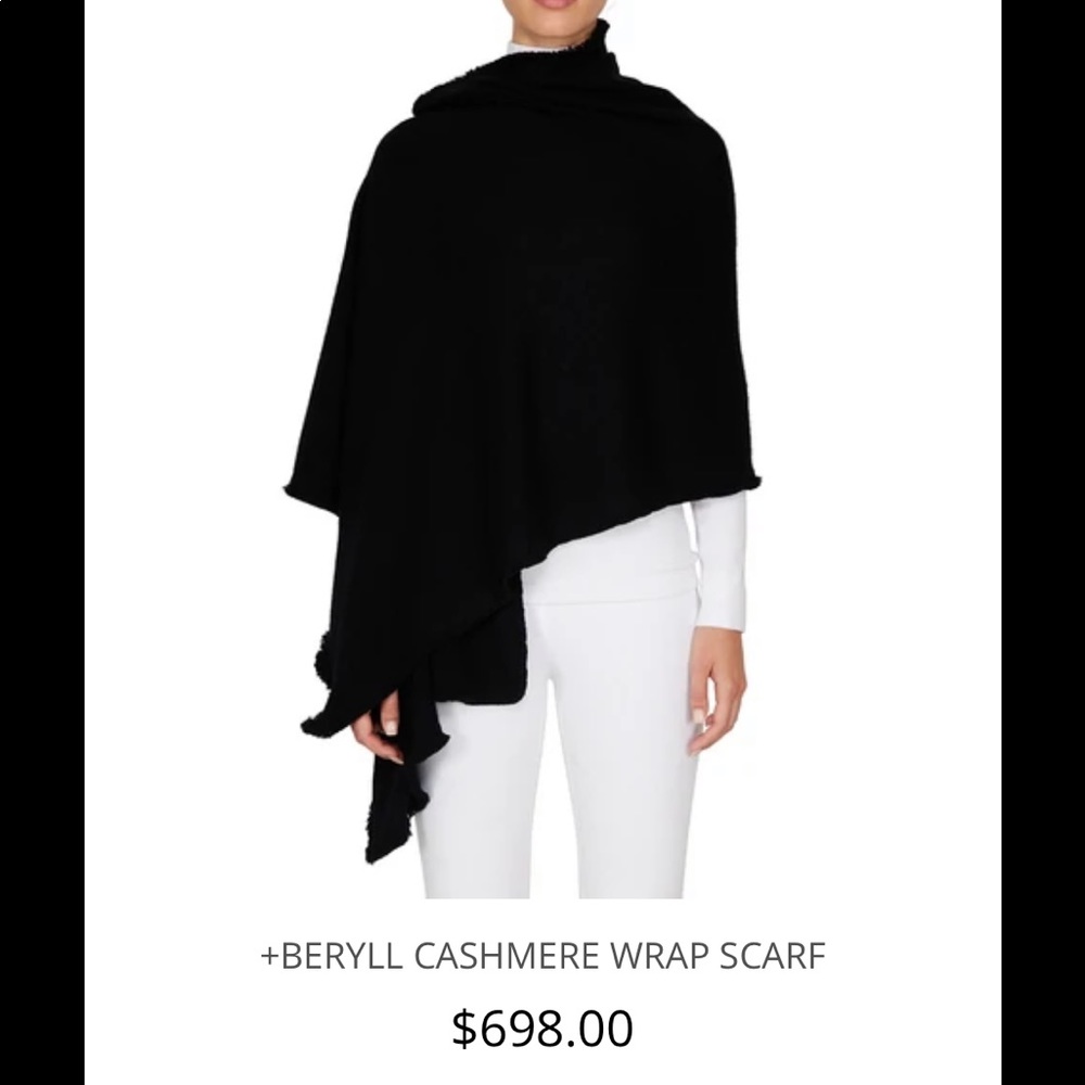 NWT Beryll Cashmere Wrap Scarf